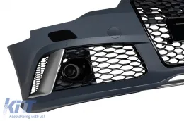 Pare-chocs avant type RS6 adapté pour Audi A6 C7 4G 2011-2015 avec PDC, avec bouchons de lave-glace-image-6162943