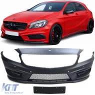image-55-Pare-chocs avant version sport adaptée pour Mercedes A-Class W176 2012-2015
