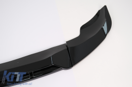 Pare-chocs Becquet Lèvre Aileron pour BMW X5 G05 M-Package 2018-2022 M Sport Noir brillant-image-6100929