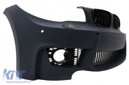 Pare-chocs Calandre pour BMW 1 E81 E82 E87 E88 2004-2011 1M Design avec SRA PDC-image-6022678
