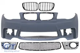 image-72-Pare-chocs Calandre pour BMW Série 1 E81 E82 E87 E88 2004-2011 1M Design