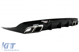 Pare-chocs Diffuseur Conseils silencieux pour Mercedes CLS C257 Sport Line 18+ CLS63 Design-image-6094553