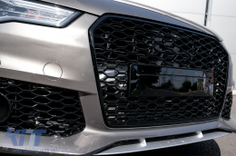 Pare-chocs Diffuseur d'air Embouts pour Audi A6 4G Facelift 15-18 RS6 Design-image-6071795