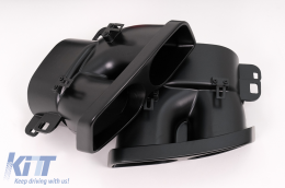 Pare-chocs Diffuseur d'air pour Mercedes E W213 Sport Line 2016-2019 Noir Conseils d'échappement-image-6104632