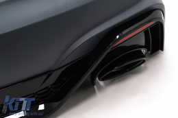 Pare-chocs Embouts de silencieux d'échappement pour Audi A5 F5 Facelift 2020+ Diffuseur Racing Look-image-6098913