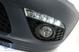 Pare-chocs Grille Calandre pour Skoda Octavia II Mk2 1Z Facelift 2009-2013 RS Design-image-6110793