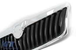 Pare-chocs Grille Calandre pour Skoda Octavia II Mk2 1Z Facelift 2009-2013 RS Design-image-6110799