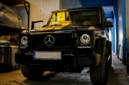 Pare-chocs & Grille pour Mercedes G W463 1989-2017 G65 GT-R Panamericana Look--image-6038613