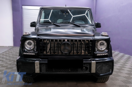 Pare-chocs & Grille pour Mercedes G W463 1989-2017 G65 GT-R Panamericana Look--image-6088976