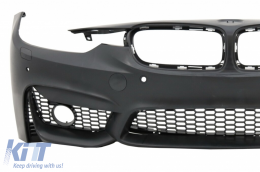Pare-chocs Grilles doubles pour BMW Série 3 F30 F31 11-18 M3 Sport EVO Design-image-6032801