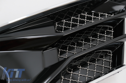 Pare-chocs Inférieur Côté Couvercles grilles pour AUDI A6 C7 4G Facelift 15-18 noir Edition-image-6071368