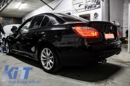 Pare-chocs Jupes latérales pour BMW Série 5 E60 LCI 07-10 M-Technik Look avec PDC 18mm-image-6004887