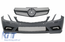 image-6-Pare-chocs LED DRL & Grille pour Mercedes Classe E C207 W207 A207 2009-2012 Sport Line Look