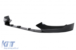 Pare-chocs lèvre Spoiler pour BMW 1 F20 F21 LCI 15-19 Hatchback M Sport Look Noir-image-6083199