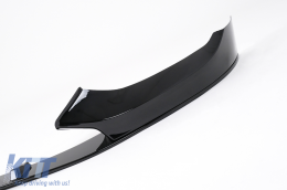 Pare-chocs lèvre Spoiler pour BMW 1 F20 F21 LCI 15-19 Hatchback M Sport Look Noir-image-6083200