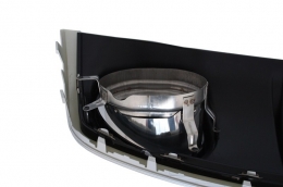 Pare-chocs pour Audi A4 B8 Facelift 12-15 Diffuseur Echappement Embouts RS4 Look-image-6031033