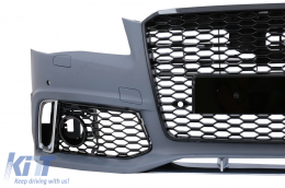 Pare-chocs pour Audi A8 D4 4H 10-13 Calandre RS Look PDC SRA Dummy ACC Cover-image-6082745