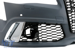 Pare-chocs pour Audi A8 D4 4H 10-13 Calandre RS Look PDC SRA Dummy ACC Cover-image-6082748
