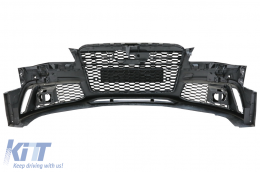Pare-chocs pour Audi A8 D4 4H 10-13 Calandre RS Look PDC SRA Dummy ACC Cover-image-6082749