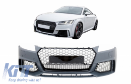 Pare-chocs pour Audi TT 8S Mk3 14+ RS Look Grille Extension lèvre inférieure-image-6041279