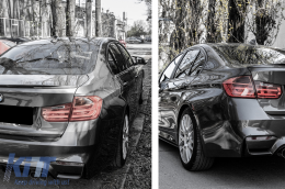 Pare-chocs pour BMW 3 F30 11-19 Limousine M3 Look Double Deux sorties-image-6070016