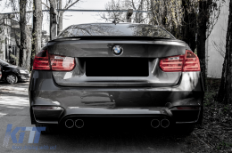Pare-chocs pour BMW 3 F30 11-19 Limousine M3 Look Double Deux sorties-image-6070017