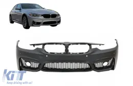Pare-chocs pour BMW 3 F30 F31 Non LCI LCI 11-18 M3 Sport EVO Look Boîtier Feux brouillard-image-6126973
