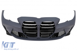 Pare-chocs pour BMW 3 G20 Berline G21 Touring 18-22 G80 M Look Grille Calandre PDC-image-6100748