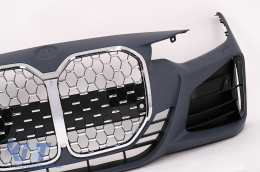 Pare-chocs pour BMW 4 F32 F33 F36 Coupé Cabriolet Gran Coupé M4 Look Calandre Chromée-image-6101125