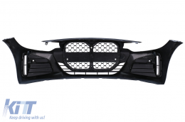 Pare-chocs pour BMW 4 F32 F33 F36 Coupé Cabriolet Gran Coupé M4 Look Calandre Chromée-image-6101130