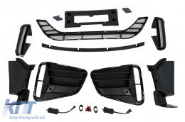 Pare-chocs pour BMW 4 F32 F33 F36 Coupé Cabriolet Gran Coupé M4 Look Calandre Noir-image-6101242