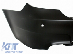 Pare-chocs pour BMW E60 03-07 M5 Look Silencieux d'échappement Spoiler Coffre-image-6043473