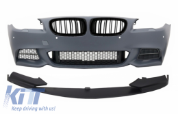 image-22-Pare-chocs pour BMW F10 F11 10-17 Spoiler Lip Grilles M-Performance M550 Look