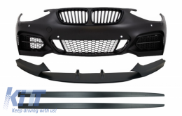 image-11-Pare-chocs pour BMW F20 F21 11-08.14 M-Perform Look Lèvre Jupes Latérales Add-on