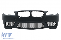 image-29-Pare-chocs pour BMW Série 5 F10 F11 2011-2014 Grille Calandre Inférieure M5 Look