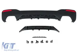 Pare-chocs pour BMW Série 5 G31 Touring 2017-2019 Diffuseur d'air M-Technik Design-image-6128298