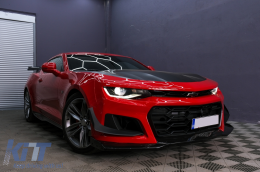 Pare-chocs pour Chevrolet Camaro LT RS SS 2015-2018 Calandre Lèvre inférieure Rabats-image-6102485