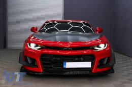 Pare-chocs pour Chevrolet Camaro LT RS SS 2015-2018 Calandre Lèvre inférieure Rabats-image-6102504