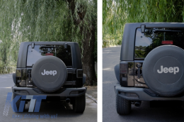 Pare-chocs pour JEEP Wrangler Rubicon JK 07-17 Système d'échappement Double-image-6075965