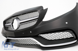 Pare-chocs pour Mercedes C C205 A205 2014-2019 Diffuseur Conseils C63S Look Spoiler-image-6056903