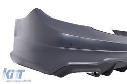 Pare-chocs pour Mercedes C W204 07-14 Diffuseur d'air Facelift C63 Look-image-6099636