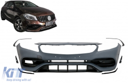 Pare-chocs pour Mercedes Classe A W176 12-18 Grilles A45 Design Facelift Look-image-6127192