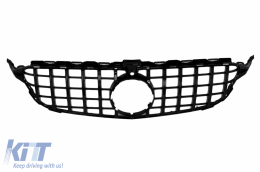 Pare-chocs pour Mercedes Classe C W205 S205 C205 A205 14-18 Grille C63 GT-R Look-image-6101285