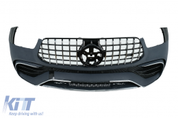 Pare-chocs pour Mercedes GLE W167 SUV C167 Coupé 2019+ GLE63 Design Calandre PDC-image-6107934
