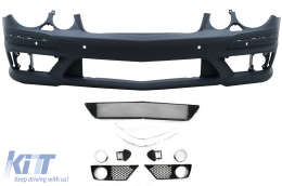 Pare-chocs pour Mercedes W211 E Facelift 06-09 sans Feux Brouillard-image-6096279