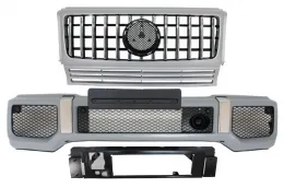 image-30-Pare-chocs pour MERCEDES W463 1989-2017 G63 GT-R Panamericana Look Argent Grille-