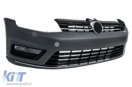 Pare-chocs pour VW Golf 7 13-17 R Line Look Phares LED DRL Écoulement Lumières-image-6017965