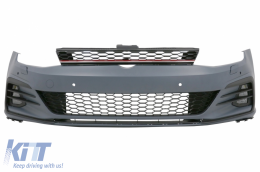 Pare-chocs pour VW Golf VII 7 13-17 Phares LED Clignotants Dynamiques 7.5 GTI Look-image-6091547
