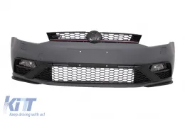 image-8-Pare-chocs pour VW Polo MK5 6R 6C 09+ Antibrouillard Grilles GTI Look