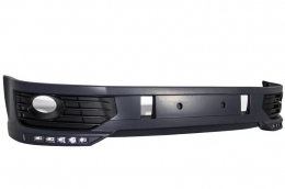Pare-chocs Spoiler LED DRL pour VW Transporter Multivan Caravelle T5 T5.1 Facelift-image-5994009